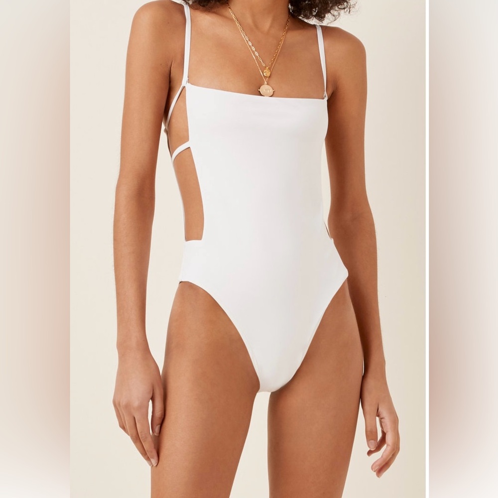 Anemone BLACK cut-out one piece